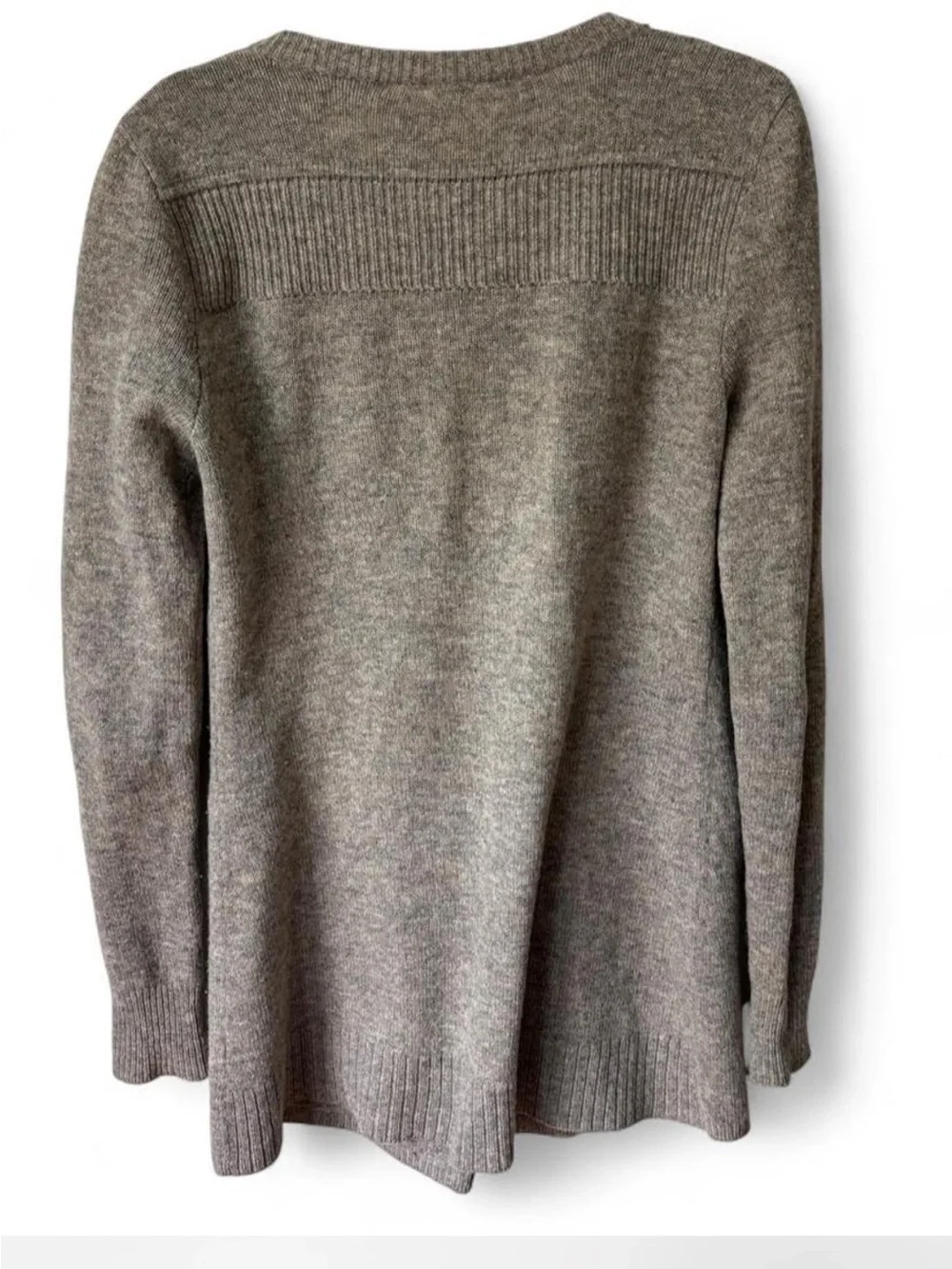 Free People Military Wool Cardigan Jacket Hook & Eye Sweater Coat Medium